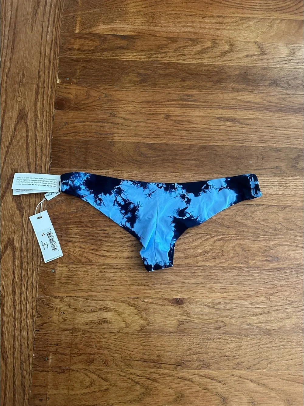 Frankie's Bikinis Sofia Richie Collab Ryan Blue Tie-Dye Bikini New Women's S